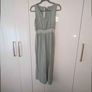 Japna Moss Green Jumpsuit
